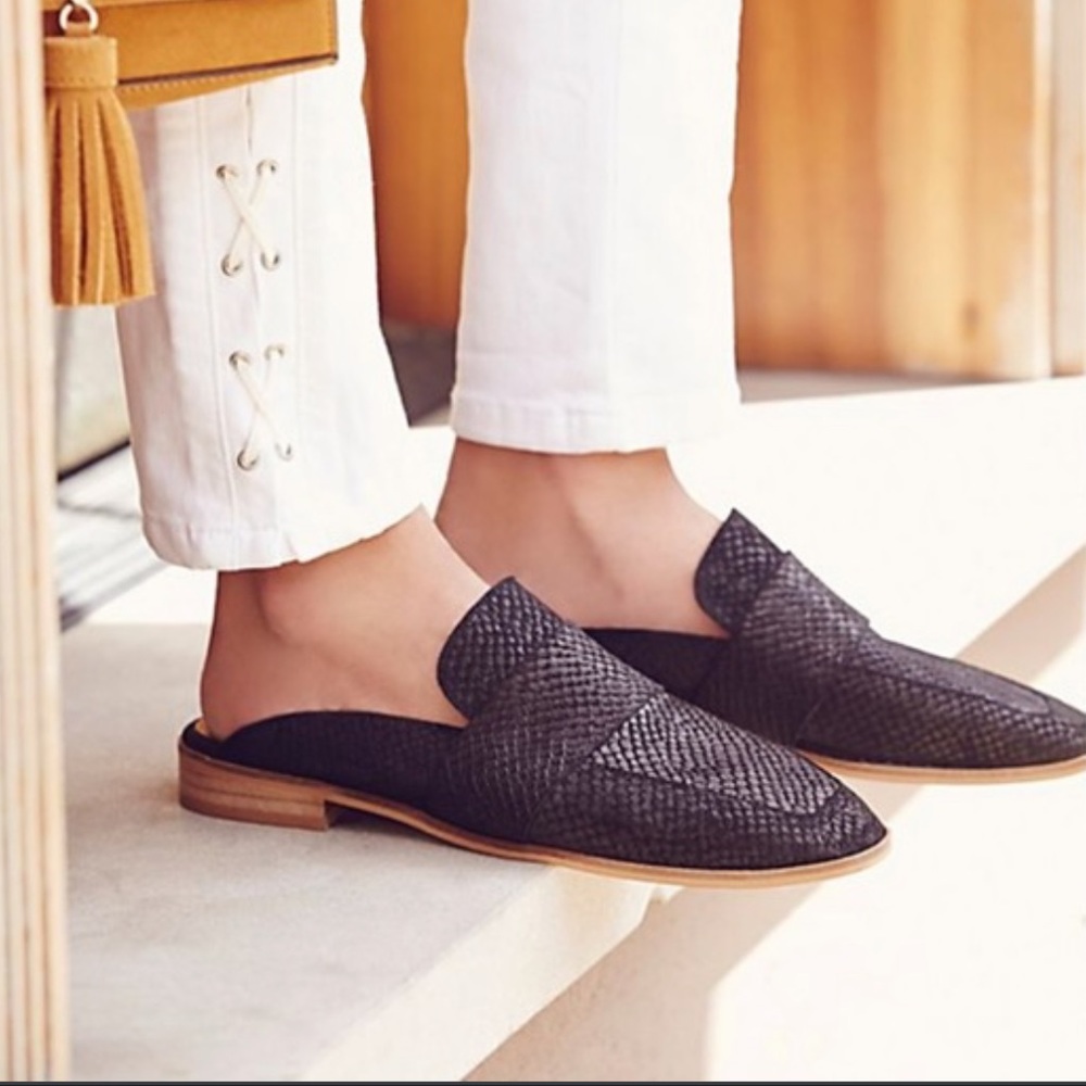 FREE PEOPLE at ease loafer mule slide size 37
